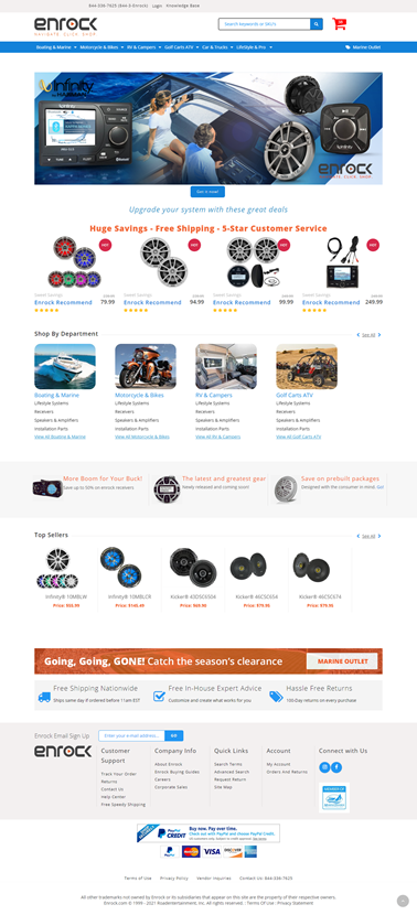 Enrock website