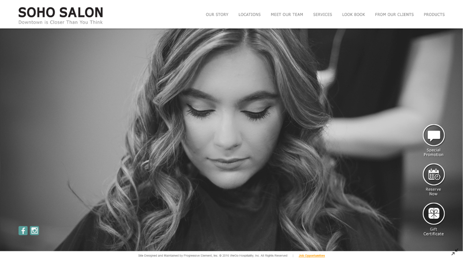Responsive web application project